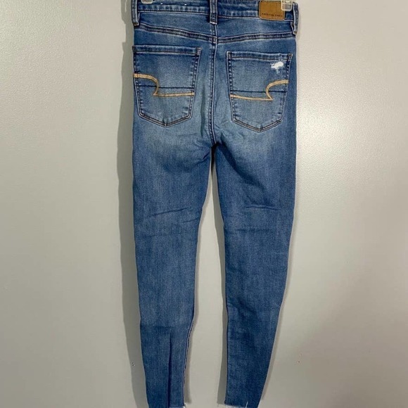 american Eagle Nexxt Level Stretch Skinny Jeans Size 00 - Picture 4 of 5
